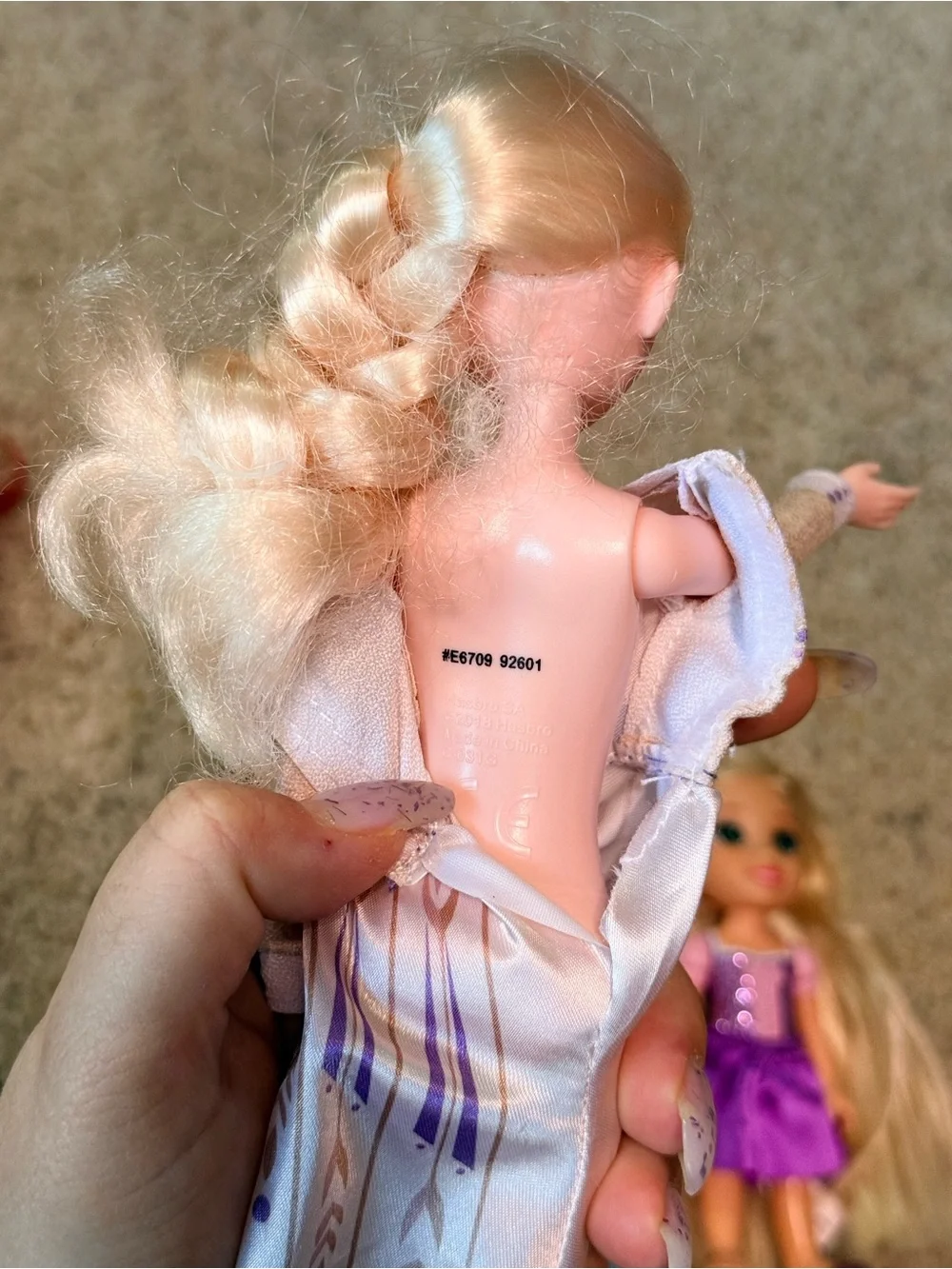 Disney Princess Doll Lot Ariel Elsa Anna Rapunzel Frozen 7 Dolls